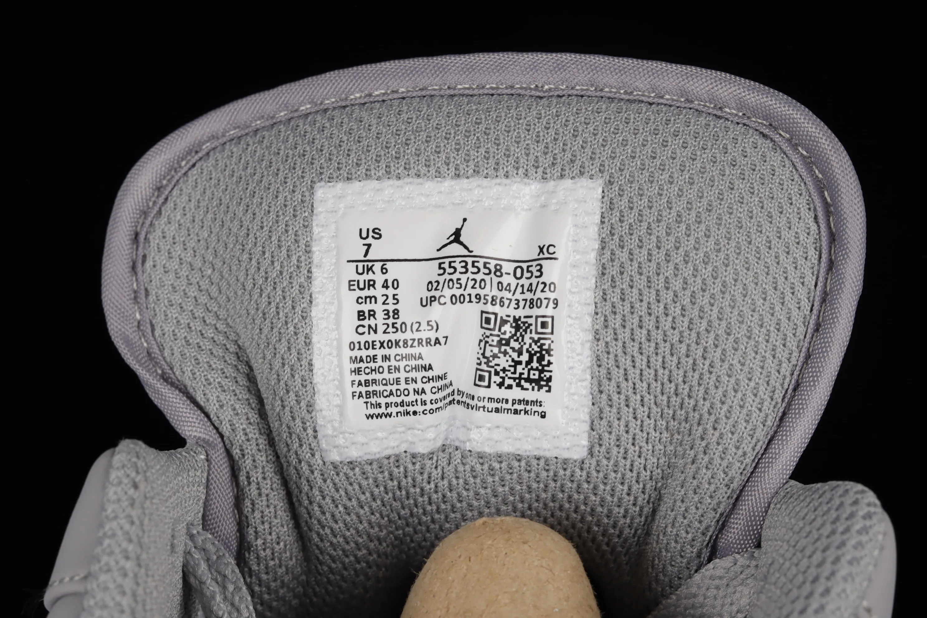 All categories Air Jordan Jordan series basketball shoes Air Jordan 1 Low Air Jordan 1 Low "Vintage Grey" AJ Joe 1 white gray 553558-053